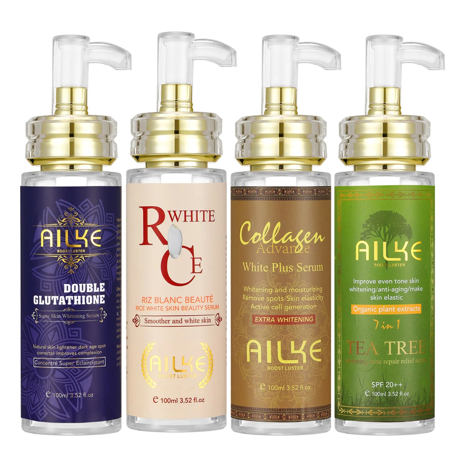 Hydrating & Brightening Serum for Dark Spots, Fine Lines and Wrinkles, with Collagen, Glutathione, for Face and Body Use
