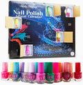 Kreativekraft Calendrier De L'Avent 2025 Fille Calendrier Compte À Rebours Noel Beauté Vernis À Ongles Pelable Maquillage Cadeau Pour Fille (Vernis)