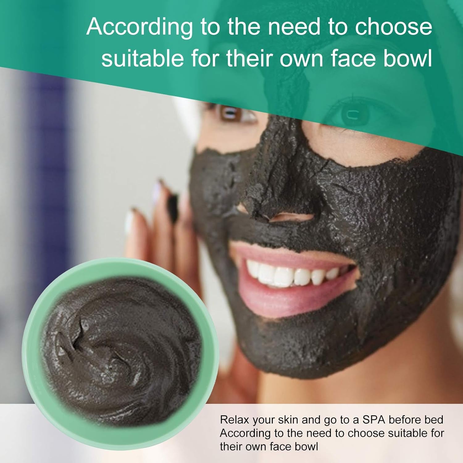 5 Pièces Bols À Masque En PVC, Bricolage Masque Bol De Mélange, Bol Pour Mélanger Un Masque En Poudre, Bols De Masque Facial Réutilisables, Bols Pour Soins Du Visage