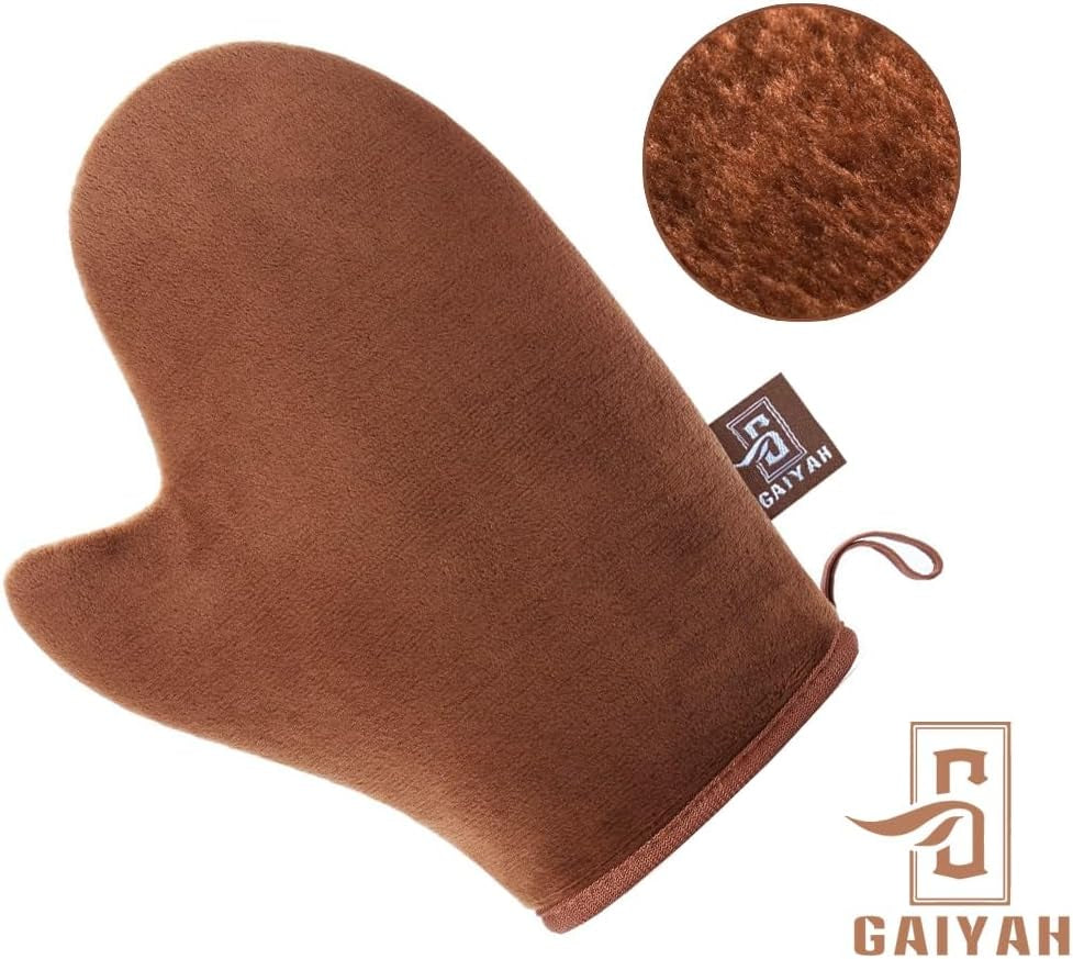 Gaiyah Mitt Tan Mitt - Gant Auto-Bronzant Double Face Avec Le Pouce Gant Autobronzant Corps Gant Applicateur Autobronzant Gants Autobronzant Gant Pour Autobronzant