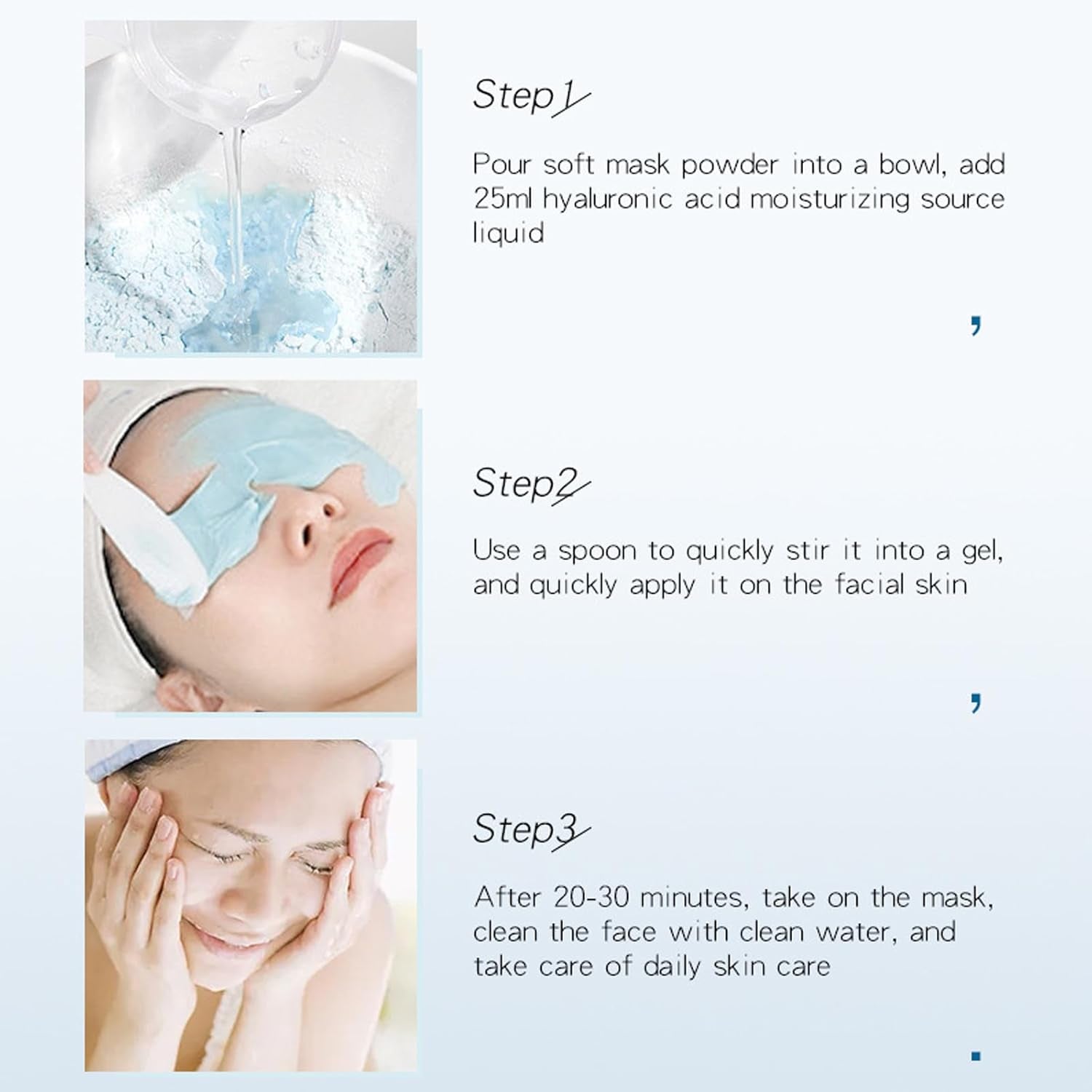 Peel Jelly Mask Visage Poudre, Hydratant Peel off Masque, Masque En Poudre Pour Soins Du Visage, Poudre De Masque Hydro Peel-Off Pour Combattre Les Ridules, anti Age Hydrogel Beauté