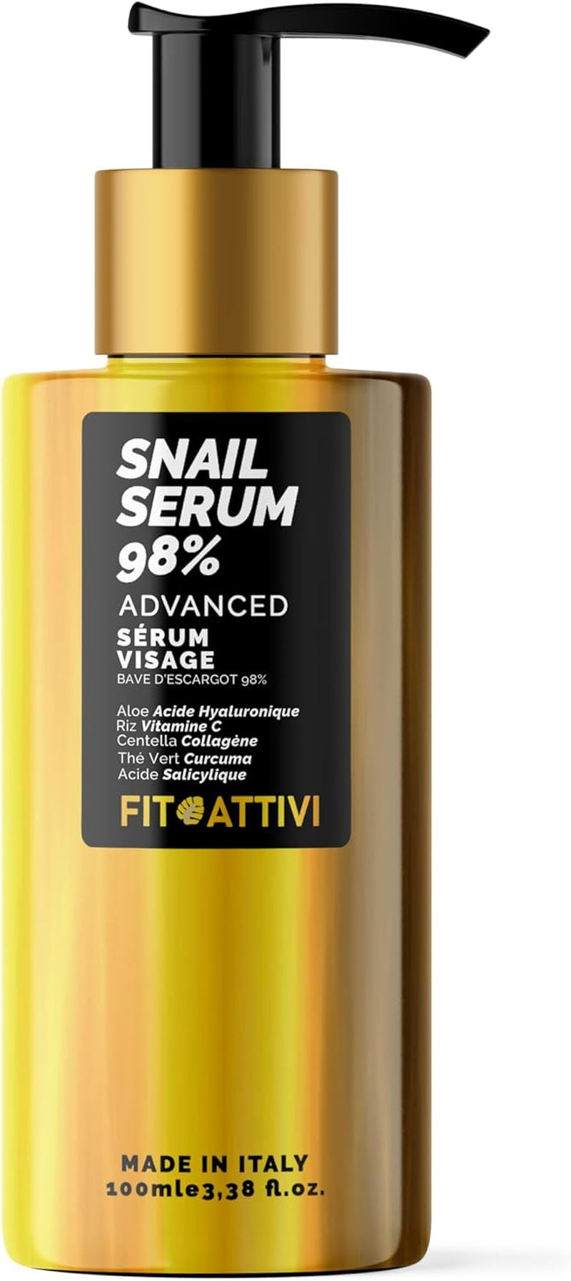 Creme Visage 85% Bave D'Escargot, Acide Hyaluronique, Vitamine E, Beurre De Karité, Aloe Vera - Anti-Rides Puissant, Hydratante, Anti-Cerne - Homme & Femme - Jour & Nuit - 100Ml - FITOATTIVI