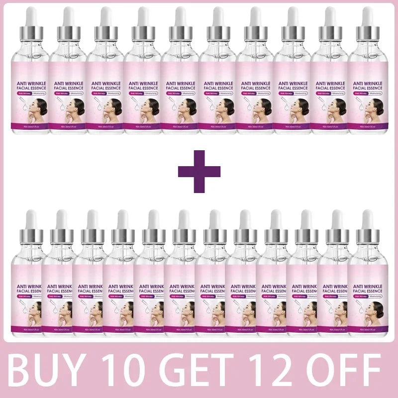 Moisturizing Facial Essence Anti-Wrinkle Facial Serum to Remove Fine Lines around the Eyes Feet Neck Wrinkles Serum Facial