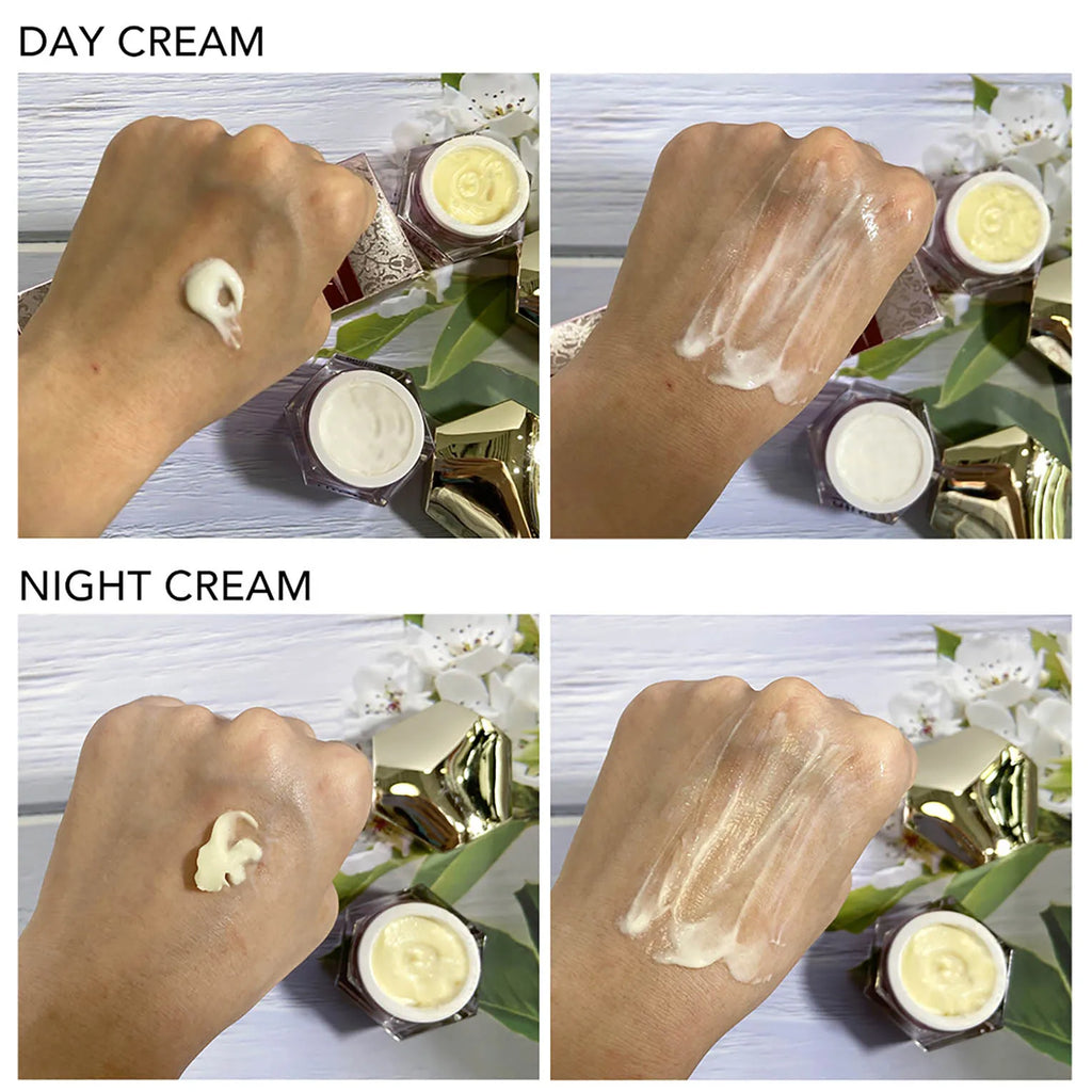 Lightenin Anti-Wrinkle Face Cream with Collagen, Hyaluronic Acid, Whitening Skin Care Women Facial Moisturizer Set