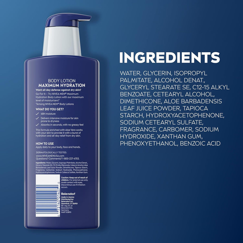 Maximum Hydration 3 in 1 Nourishing Lotion 16.9 Fluid Ounce by