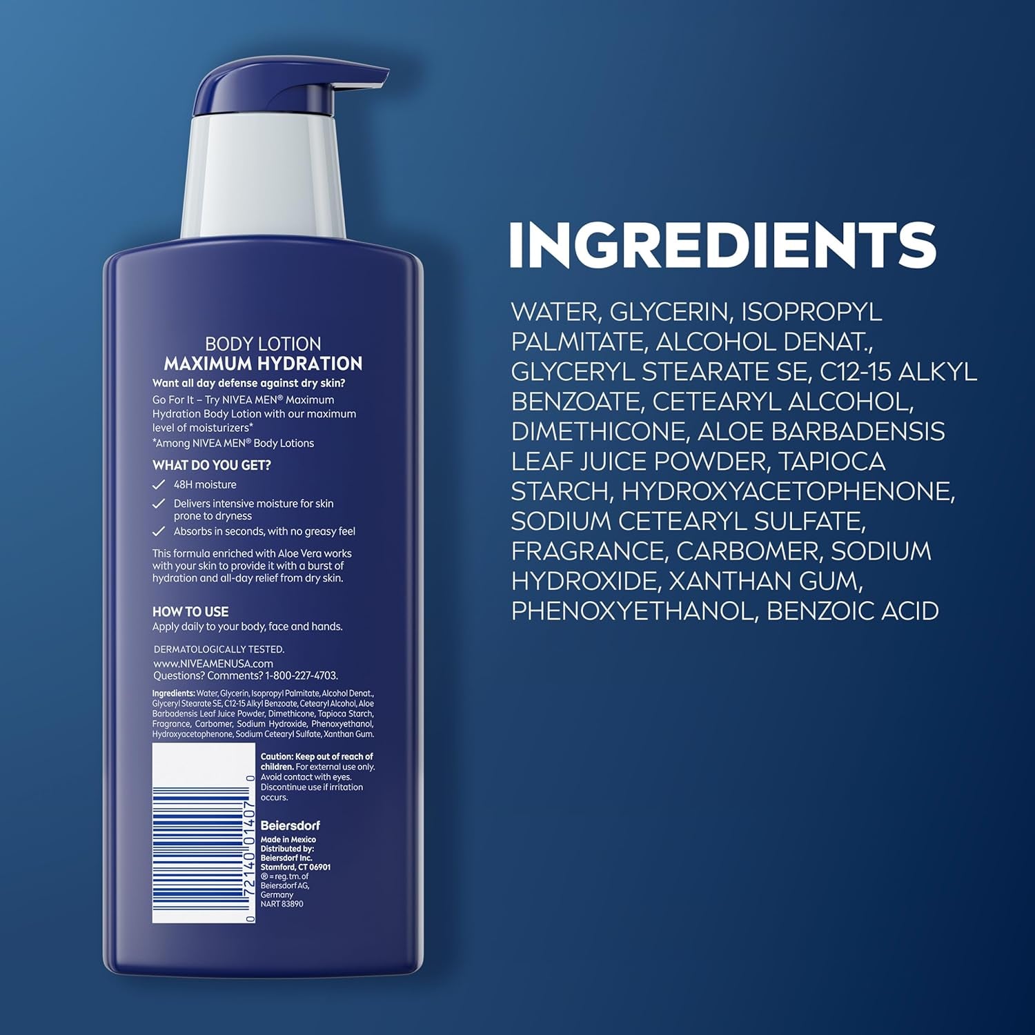 Maximum Hydration 3 in 1 Nourishing Lotion 16.9 Fluid Ounce by