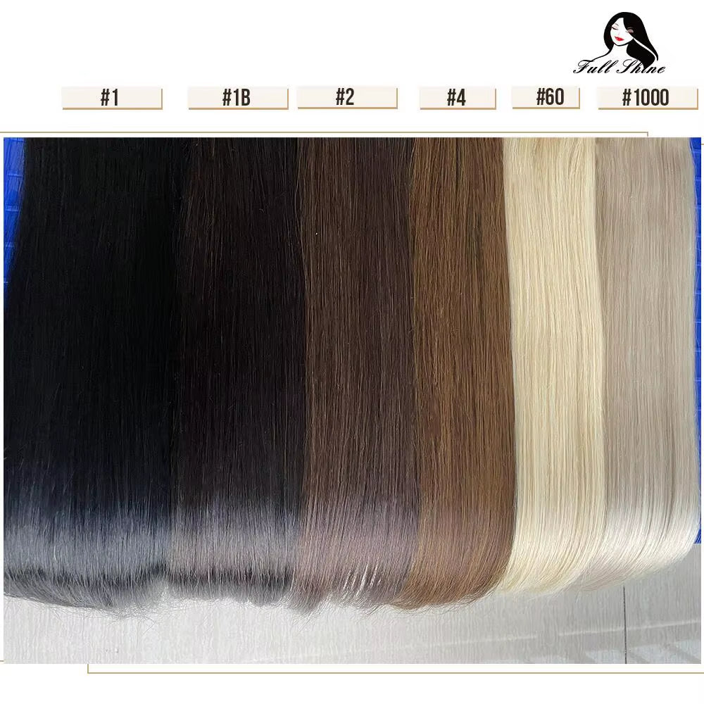 50 Grams Clip in Hair Extensions Human Hair Ombre Color 3Pcs Human Hair Clip in Extensions for Women