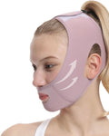 V Masque,Masque Lifting Visage,Masque De Shaper Pour Le Visage,Masque De Modelage Du Visage En V,Violet