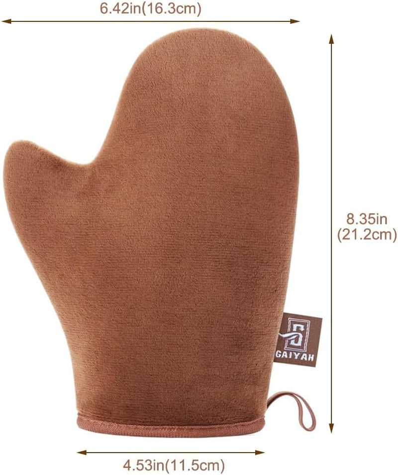 Gaiyah Mitt Tan Mitt - Gant Auto-Bronzant Double Face Avec Le Pouce Gant Autobronzant Corps Gant Applicateur Autobronzant Gants Autobronzant Gant Pour Autobronzant