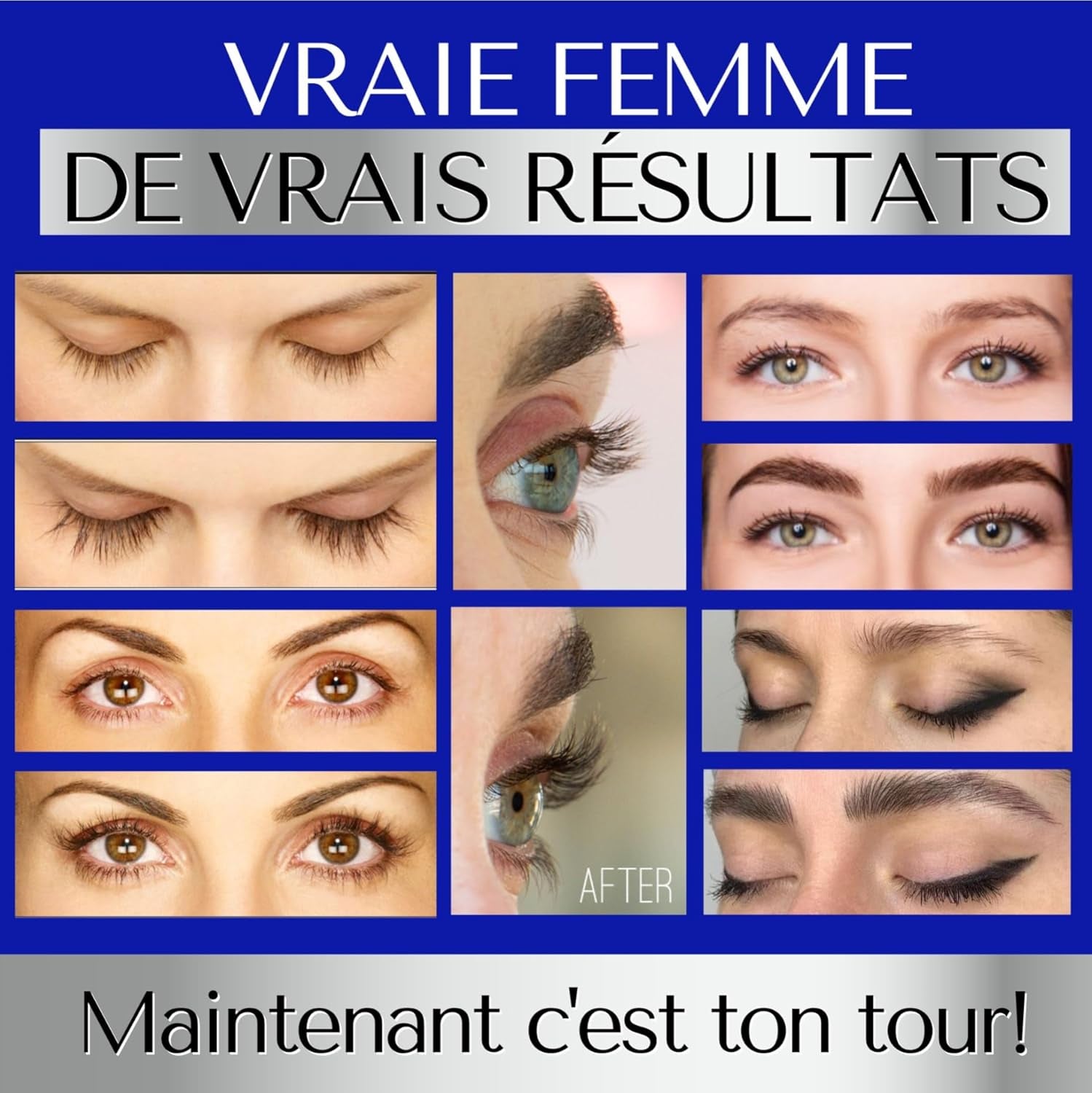 SERUM CILS CROISSANCE 3Ml + SERUM SOURCILS POUSSE 5Ml – Duo Sérum Naturel Croissance E Pour Regard Intense – Longueur Des Cils Et Densité Des Sourcils – Femmes Et Hommes –
